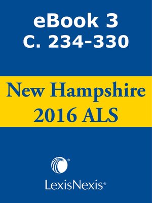 cover image of New Hampshire Advance Legislative Service